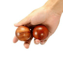 5Cm Wooden Stress Baoding Ball Health Exercise Handball Finger Massage Chin