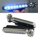 2Pcs DRL Car Universal Wind Energy 8Led Car Daytime Running Light Wind Powe
