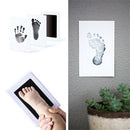 Photo Frame Kit Newborn Baby Handprint and Footprint with Clean Touch Ink Pad