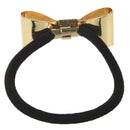Fashion Polish Metal Bow Tie Hair Band Cuff Wrap Pony Tail Holder Headband
