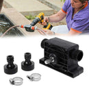 Electric Drill Self Priming Transfer Oil Fluid Water Portable&2 Conn M2F0 V1O5