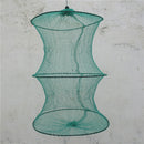 2 Layer Crab Fish Shrimp Minnow Fishing Bait Trap Cast Net Cage T9C7 Folda Q8M8