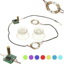 Game Controller Joystick 7 Color LED Light Board for PS4 Analog Thumb Stick