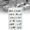 40PCS Watch Crowns Watch Waterproof Replacement Assorted Repair Tools with  S8I2
