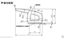 80"(2Meter) P shape Car Truck Door Rubber Seal Strip Weatherstrip Seals Hollow