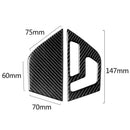 Car Carbon Fiber Left Drive Seat Adjustment Button Panel Cover for Mercedes