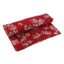 100x140cm Chinese Floral Plum Blossom Printed Sewing 100% Cotton Fabric Red