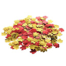 200pcs Aluminum Foil Maple Leaf Shaped Confetti Romantic Wedding Supplies