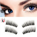 Pro  Magnetic 4pcs False Eyelashes No Glue Handmade Natural Extension Eye Lashes