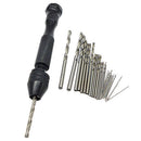 25 Micro Twist Drill Bits 0.5mm-3mm Straight Shank PCB Twist High Trendy BX