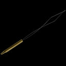 1PCS Extra-Long Brass Bobbin Threader Fly Tying Tool Half Hitch Handle Tool