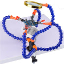 Desk Clamp Soldering PCB Holder Helping Hand Welding Station fan MagnifierB_kz