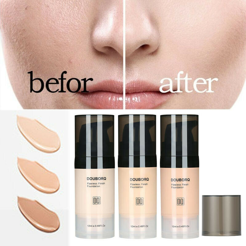 Douborq 12Ml Women Makeup Liquid Foundation Long Lasting Waterproof Facial  M4V8