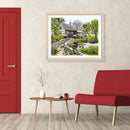 Painting By Numbers Kit DIY Country Cabin Canvas Oil Art Picture Home Decor