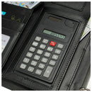 Black A4 Executive Conference Folder Portfolio PU Leather Document Organise