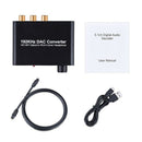 Digital to Analog Converter 192kHz DAC Supports Volume control Digital Coax D3M8