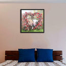 5D DIY Full Drill Diamond Painting 2 Heart Pigs Cross Stitch Embroidery Kit