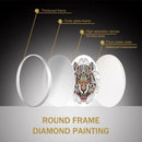 Tiger Mural Tassels DIY Diamond Painting Special Shape Drills Home Pendants