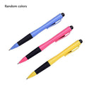 0.7MM Black Ballpoint Pen Push Clip Ballpoint Pen Stationery Student Supply D5B3