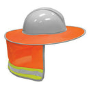 Construction Safety Hard Hat Neck Shield Helmet Sun Shade Reflective Stripe O7D5