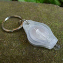 1pcs Mini White Flashlight Key chain LED Light Lamp Key-Ring New 2019