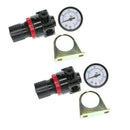 2x PRO Pneumatic Regulator And Mini Air Filter Oil