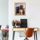 5D DIY Full Drill Diamond Painting Dog Cross Stitch Embroidery Mosaic Craft