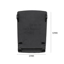 Car Rear Seat Hook ISOFIX Cover Child Restraint for X1 E84 3 Series (Black)