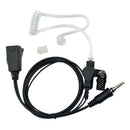 Covert Acoustic Tube Earpiece Headset For Vertex VX-6E,VX-6R Two Way Radio
