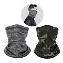 2pcs Mens Silky Balaclava Headscarf Ski Biking UV Protection Neck Gaiter
