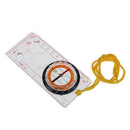 1PC Camping Compass Outdoor Portable Hiking Camping Ruler Map Magnifier Comp 3C
