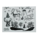 Lovely Xmas theme animals clear stamps scrapbooking album card decor craft JR