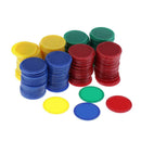 160 Pieces Unfinished Plastic Slices Round Disc Circle Pieces Ornaments for