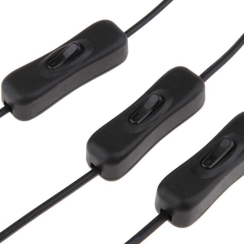 6x LED Strip Light Inline On/Off Switch DC Power Adapter Connector 5.5x2.1mm .
