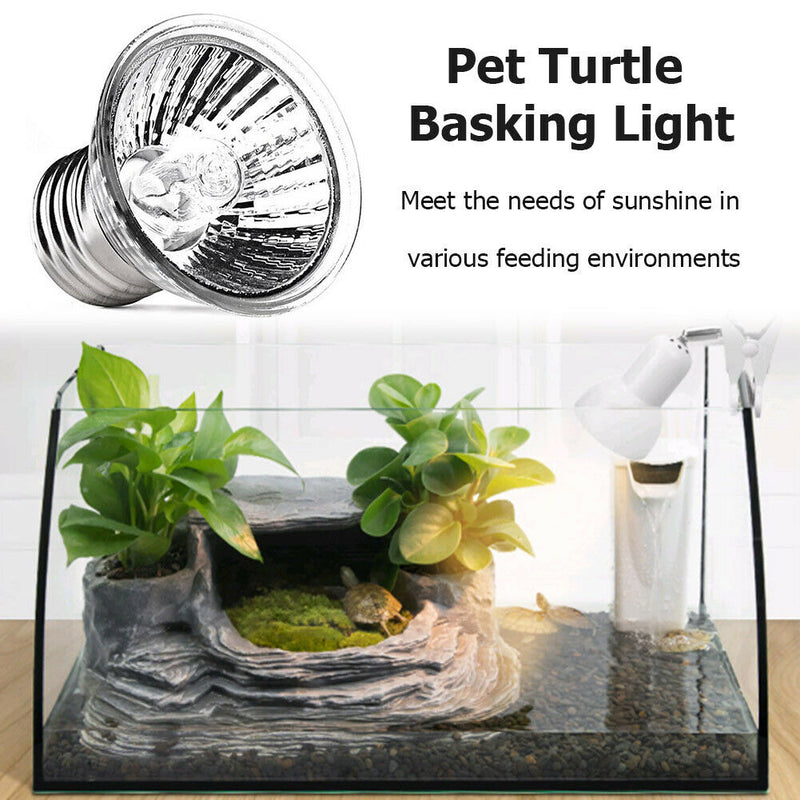 Reptile Lamp Turtle Basking Light Pet Amphibians Lizard Tortoise Heating Bulb