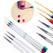 6PCS Acrylic Nail Pen Set Painted Supplies Brush Draw Flower Manicure Too PIY
