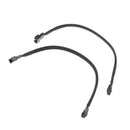 2pcs 4 Pin PWM Connector Case Fan Extension Power Cable for Compure CPUB.kz