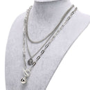 Fashion Women Multilayer Portrait Coins Pendant Choker Necklace Jewelry Gifts