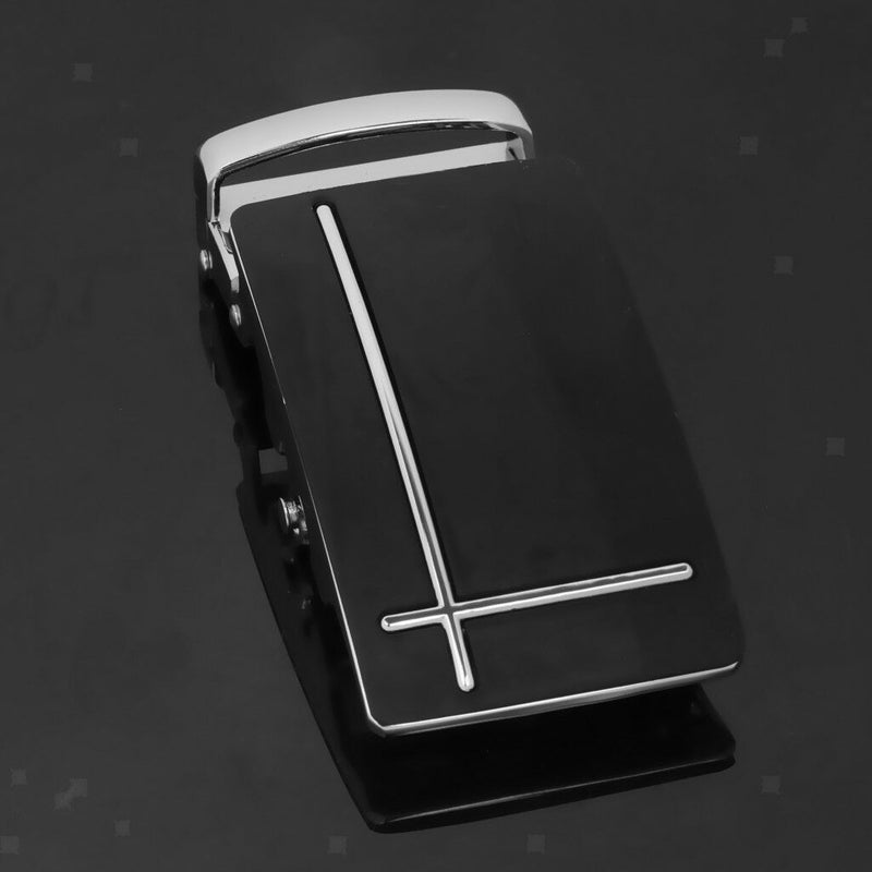 1pc Fashion Men Fashion Brand Belt Buckle Metal Automatic Ratchet Waistband