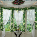 5 Pcs Silk Wisteria Wreath Wisteria Artificial Flower Hanging Plant Vine Im
