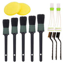 12 Pieces Car Cleaner Brush Set Including Detail Brush Wire Brush Automotiv