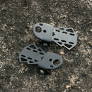 Steel Mountain Bike Rear Foot Pedal Thicken Bicycle Rear Folding Pedals