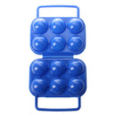 Portable Folding Plastic Egg Carrier Holder Storage Container for 6 Eggs -  G5M6