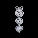 3pcs Love Heart Metal Cutting Dies Stencils For Scrapbooking DIY Cards Decor JR