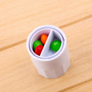 Portable Organiser 3-In-1 Pill Cutter Medicine Splitter Hold Storage Box Pi N Gn