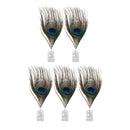 Set of 5 Pieces Dreadlocks Beads Pendant Hair Decorations, Metal Cuffs Braid