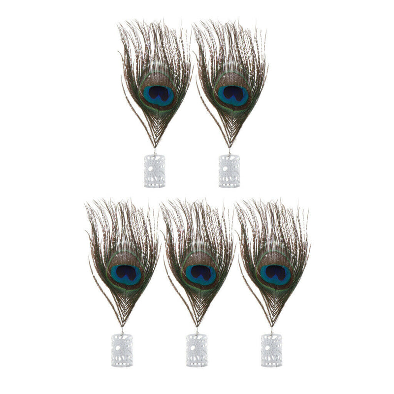 Set of 5 Pieces Dreadlocks Beads Pendant Hair Decorations, Metal Cuffs Braid