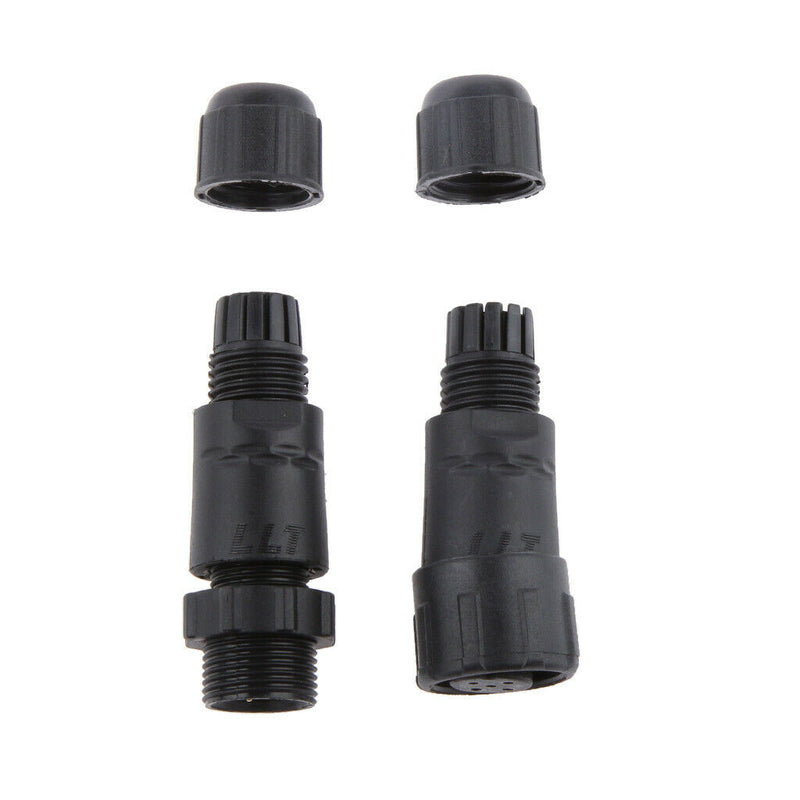5A IP68 Waterproof 5 Pin Way Waterproof Electrical Wire Connector Plug