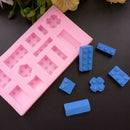 building brick silicone fondant cake decorating tools chocolate gum paste mol!j