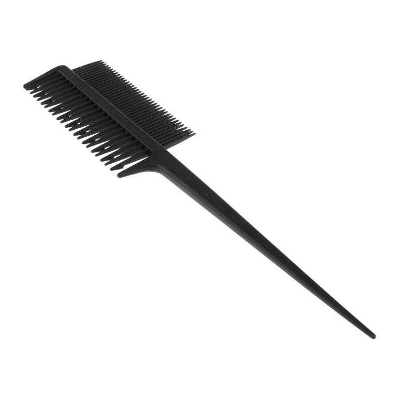 Professional 2-Way Plastic Weaving Sectioning Foiling Comb For Hair
